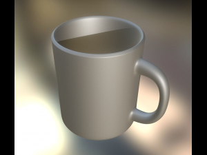 coffee cup highpoly version 3D Model