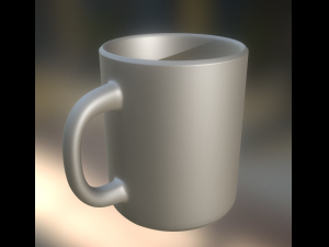 coffee cup highpoly version Modèle 3D