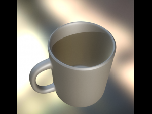 coffee cup highpoly version Modèle 3D