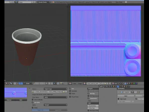 plastic cup lowpoly clean version 3D Model
