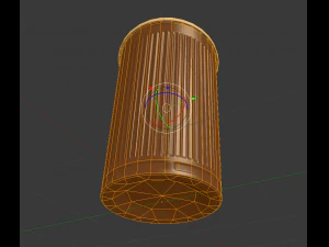 plastic cup lowpoly clean version 3D Model