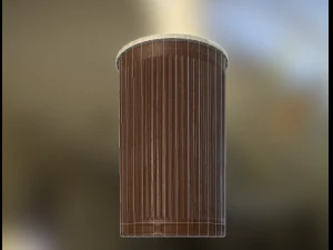 plastic cup lowpoly old version 3D Model
