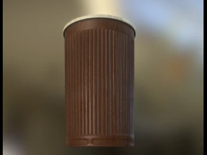 plastic cup lowpoly old version 3D Model