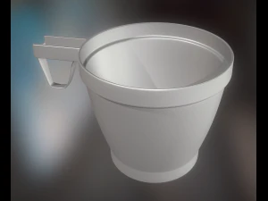 plastic cup 2 highpoly version 3D Model