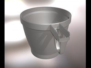 plastic cup 2 highpoly version 3D Model