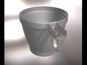 plastic cup 2 highpoly version 3D Model