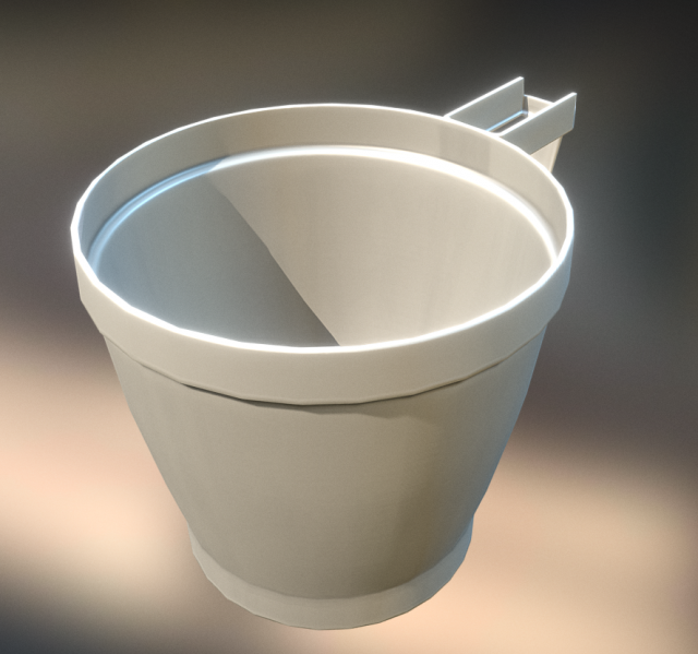 plastic cup 2 lowpoly version Modelo 3D .c4d .max .obj .3ds .fbx .stl .blend 