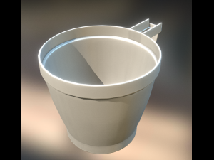 plastic cup 2 lowpoly version 3D Model