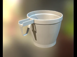plastic cup 2 lowpoly version 3D Model