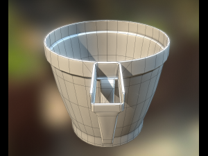 plastic cup 2 lowpoly version Modelo 3D