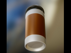 coffee to go cup highpoly 3D Модель