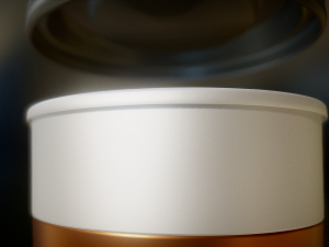 coffee to go cup highpoly 3D Модель