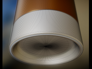 coffee to go cup highpoly 3D Модель