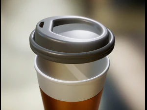 coffee to go cup pack 3D Model