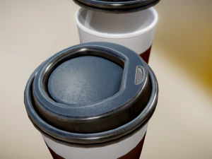 coffee to go cup pack 3D Model
