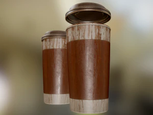 coffee to go cup pack 3D Model