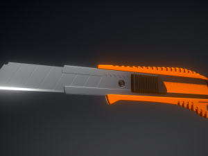 box cutter highpoly version 3D मॉडल