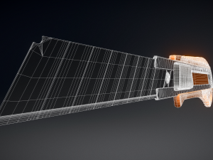 box cutter highpoly version Modello 3D