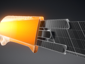 box cutter highpoly version Modello 3D