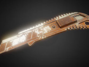 box cutter lowpoly rusty version 3D Model