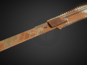 box cutter lowpoly rusty version 3D Model