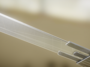 box cutter lowpoly stainless steel Modèle 3D