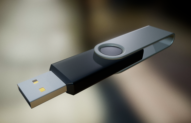 usb stick high poly version 3D मॉडल .c4d .max .obj .3ds .fbx .stl .blend 