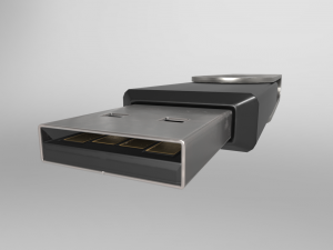 usb stick low poly clean version Modelo 3D