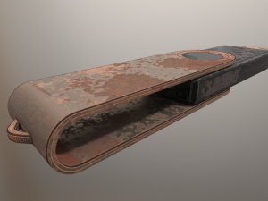 usb stick low poly rusty version 1 3D मॉडल