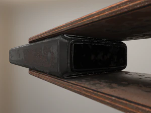 usb stick low poly rusty version 1 3D Model