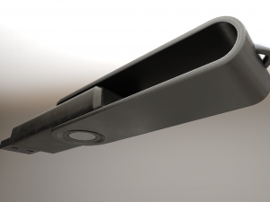 usb stick low poly aluminium version Model 3D