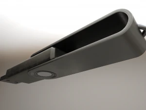 usb stick low poly aluminium version 3D Model