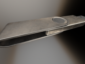 usb stick low poly brass version 3Dモデル