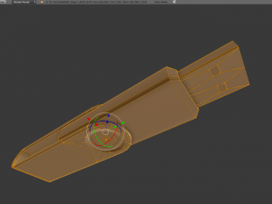 usb stick low poly copper version Modelo 3D