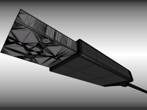 usb 3 cable high poly version rigged Modelo 3D