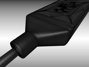 usb 3 cable high poly version rigged Modelo 3D