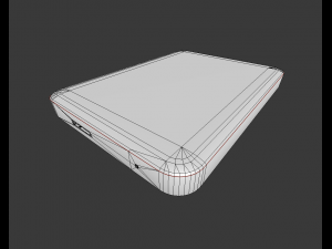 external hard drive low poly version 3D Model