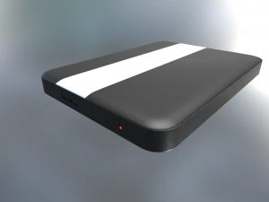 बाहरी हार्ड ड्राइव लो पॉली प्लास्टिक संस्करण 3D मॉडल