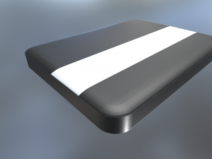 external hard drive low poly plastic version 3D Model