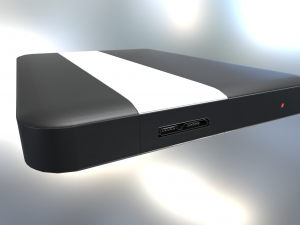 external hard drive low poly plastic version 3D Model