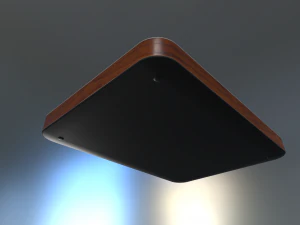 external hard drive low poly wood version 1 3D Model