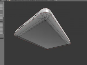external hard drive low poly bloody version 3D Model