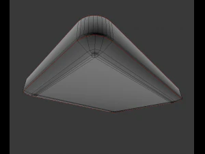 external hard drive low poly bloody version 3D Model