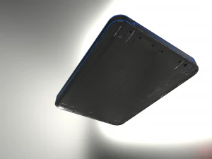 external hard drive low poly futuristic version 3D Model