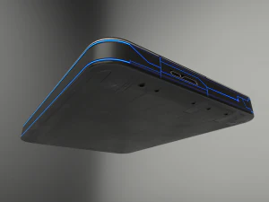 external hard drive low poly futuristic version 3D Model