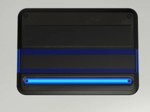 external hard drive low poly futuristic version 3D Model