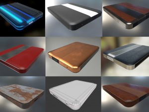 external hard drive collection 3D Model