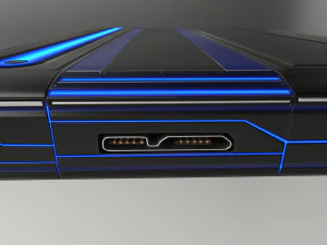 external hard drive collection 3D Model