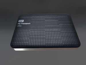 external hard drive collection 3D Model