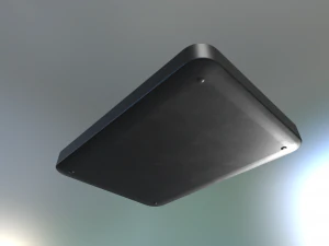external hdd with usb cable rigged plastic version 3D Model